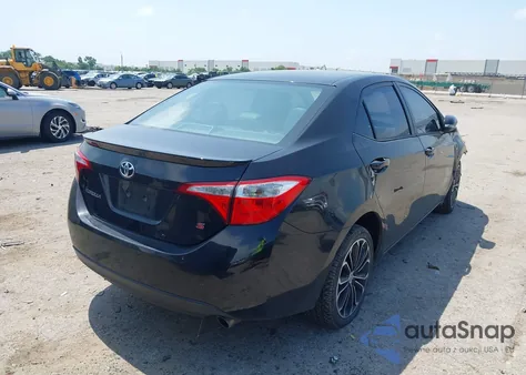 2015 Toyota Corolla S Plus from USA, damaged, VIN 5YFBURHEXFP293387